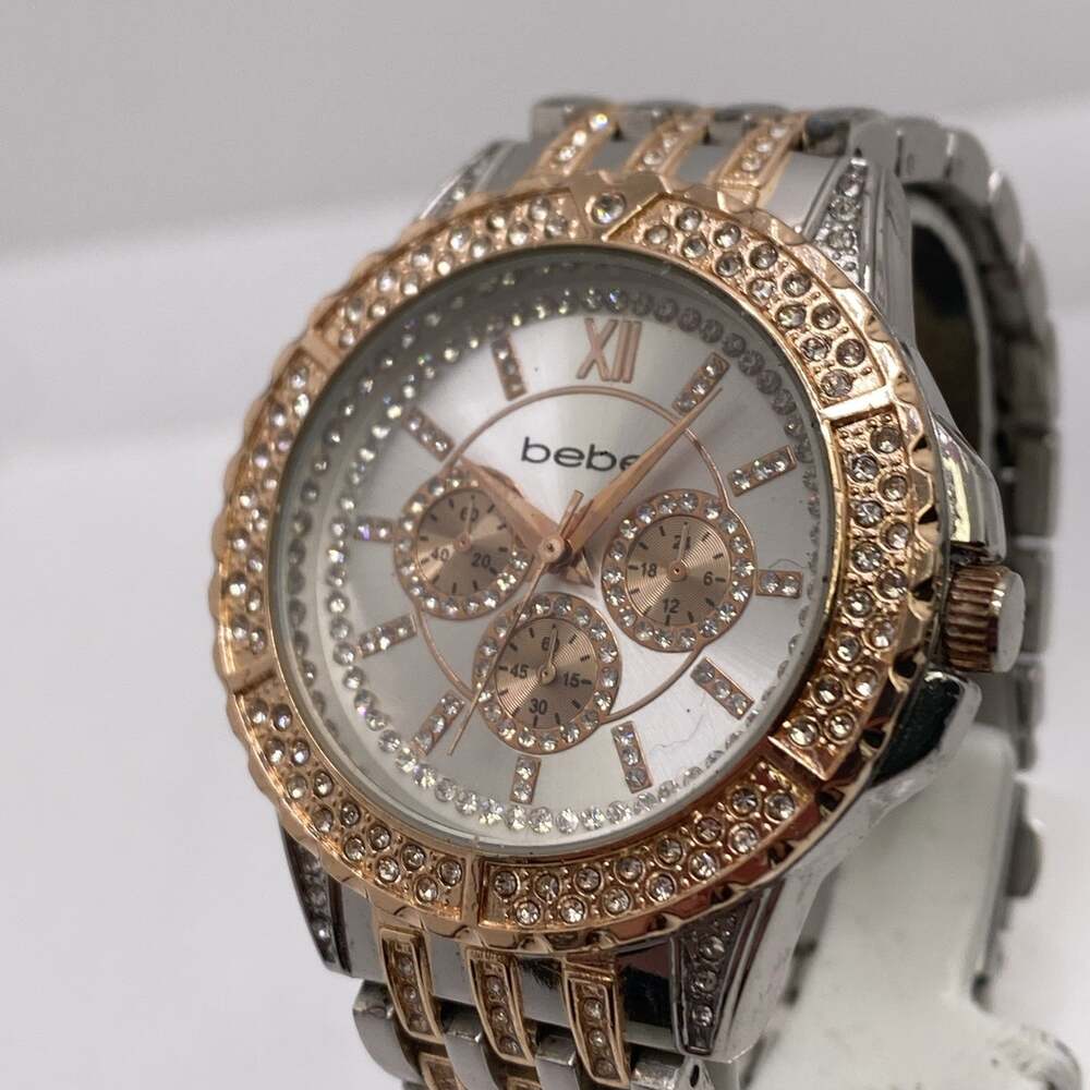 Vintage Silver Tone Watch Works New Battery